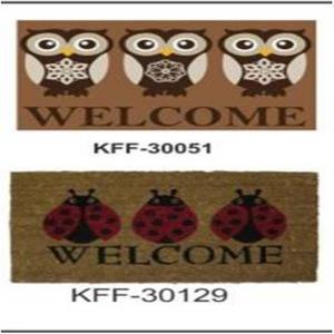 Fashion coir PVC Coir  mat Stock