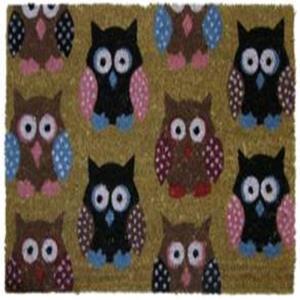 Owl stenciled PVC Co