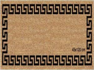 COIR GREEK KEY MAT S