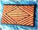 TS-125- coir  brush rubber mat Stock