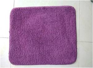 Solid/plains Micro Bathmat  Rubber Backing Stock