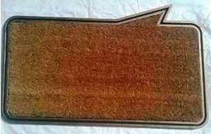 Fancy color coir pvc