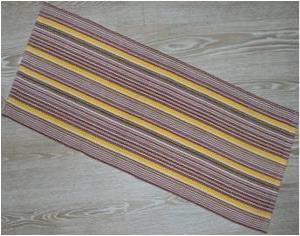 Polypropylene Hand Woven Floor Covering Rug Stock