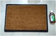 Corona Disinfectant Coir & Rubber Door Mat Set