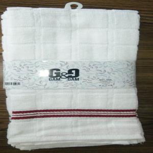 cotton terry towels  set of 3 with a belly band