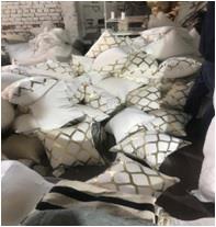 Foil Print Cushion C