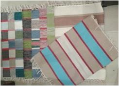 100% Cotton Heavy Quality Stripe Rugs