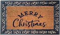 Xmas Designs Coir Brush Rubber Grill Mat