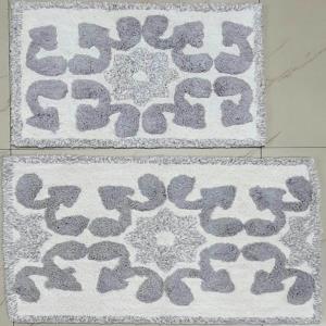 100% Cotton Designer Bath Rug Set