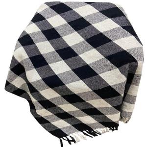 Cotton Throw with Fr