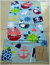 100% Cotton Printed Bath Towel