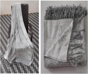 Cotton Jacquard Throw