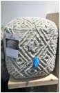 Handloom Pouf