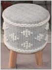 100% Cotton Stool wi