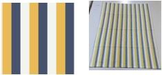 Blue Yellow Stripes Printed Kitchen-Tea Towel