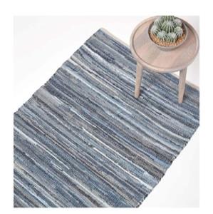 Handloom Denim Chindi Rug