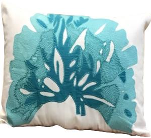 Embroidered Bird Wings Designer Cushion Covers