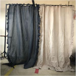 100% Linen and Cotton Linen Designer Curtains Stock