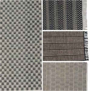 Cotton Handloom Jute Rugs Stock