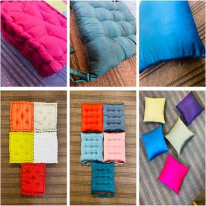 Dupion Cushion Cover, Chairpad And Box Cushion Stock