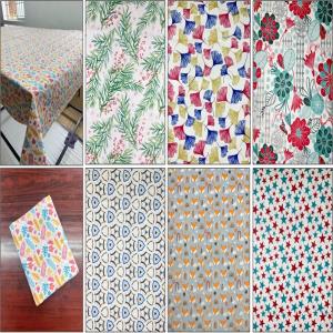 100% Cotton Printed Table Cover & Kitchen Towel Stock