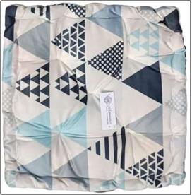 Organized Digital Print Velvet Box Cushions Stock