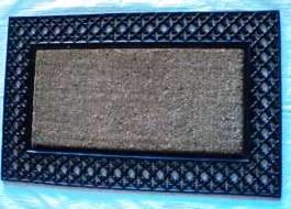 ws-137 COIR BRUSH RUBBER GRILL MAT