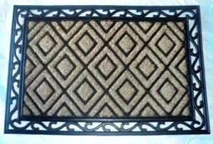 ws-140 COIR BRUSH RUBBER GRILL MAT STOCK