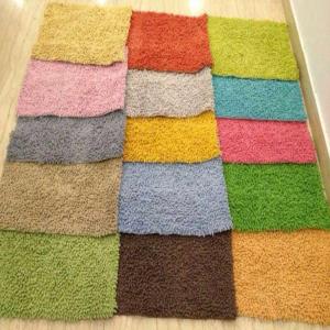 UV clear Chenille Shaggy Bathmats Stock