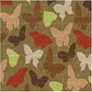 Butter fly pvc coir mat Stock