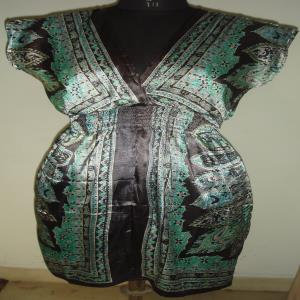 Printed Poly Satin Dresses Stock