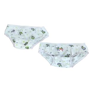 Kids White Printed Under Garments