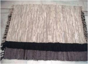 Leather Chindi Rugs Stock