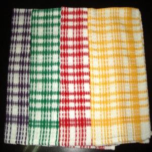 Check Designer Kitchen Towel Stock