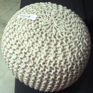 Knitted Pouf Stock