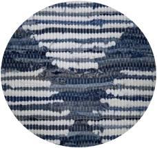 Denim Chindi Texture Rug Stock