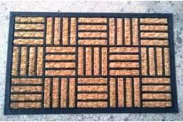 Coir with rubber mat Stock