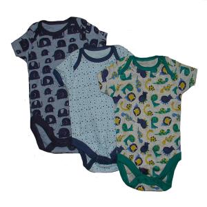 Baby Short Sleeve Bodysuits Assorted