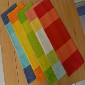 Waffle stripe Kitchen towels Stock