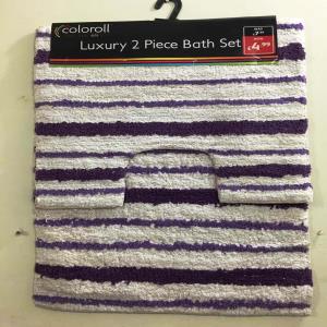 2 pcs Bathmat Set Stock