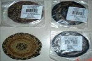 JUTE BRAIDED COASTERS  