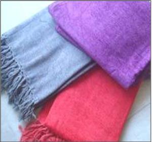 CHENILLE THROW  