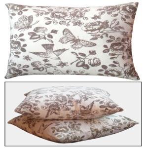 PRINTED VELVET CUSHI