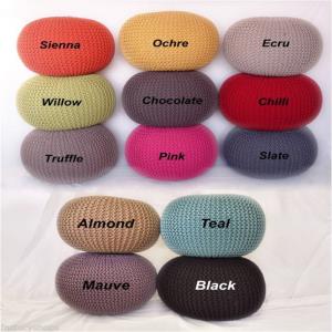 Knitted Pouf Stock
