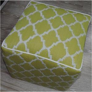 Polypropylene Straw Mat Pouf Stock